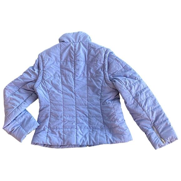 Petite Sophisticate Women's Purple 2 In 1 Jacket‎ Vest Quilted Puffer Size Small - Picture 2 of 13